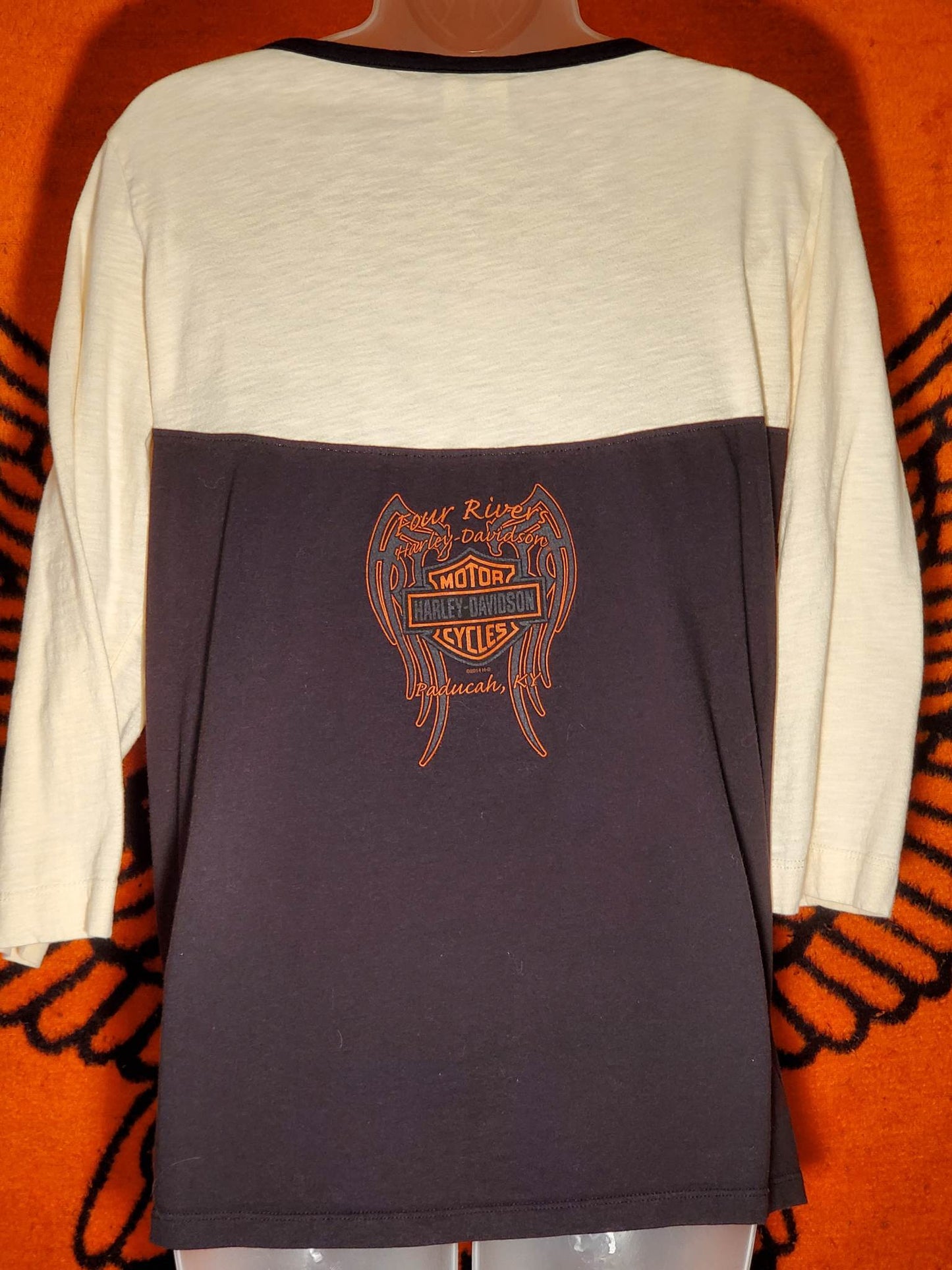 Harley Davidson long sleeve tshirt women's size 1XL