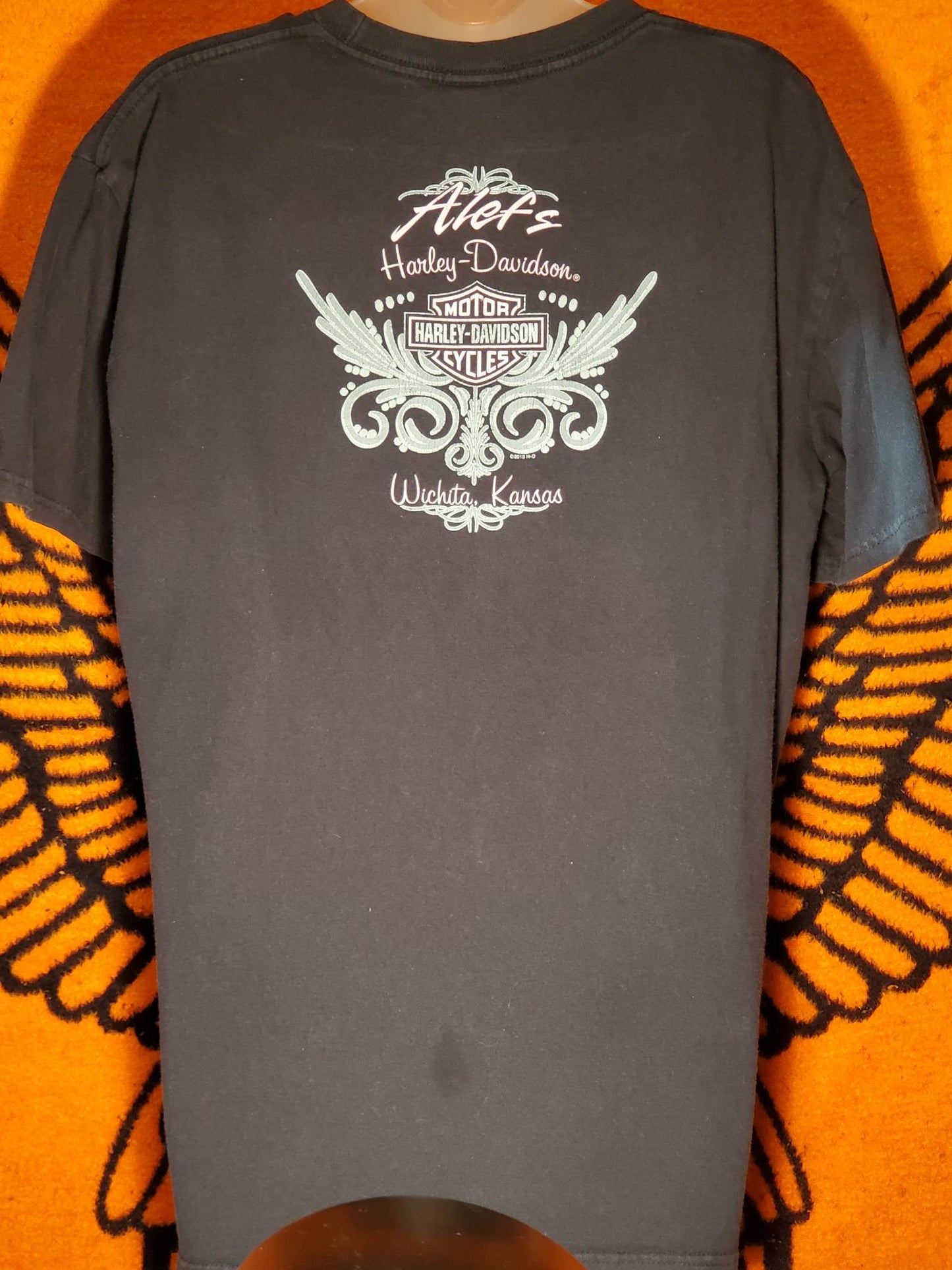 Harley Davidson short sleeve tshirt womens size large