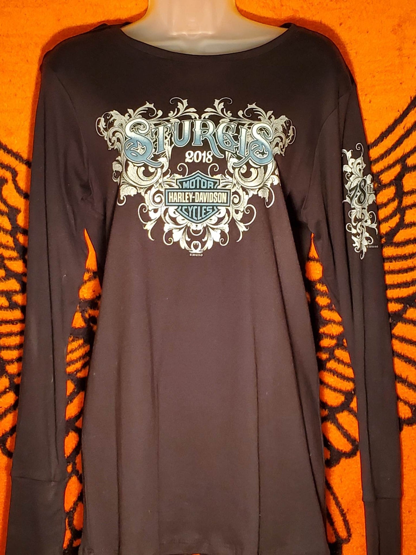 2018 Sturgis Long Sleeve tshirt, women's size XL