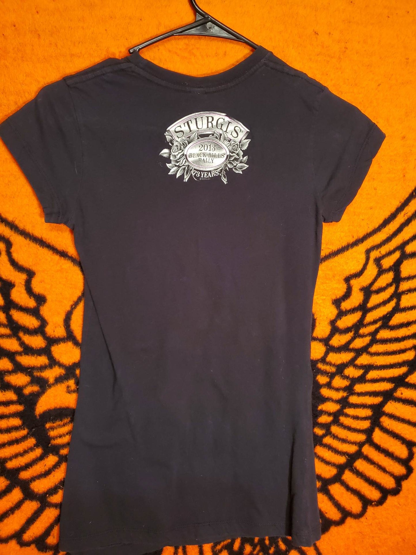2013 Sturgis short sleeve tshirt, bling, CUTE! Women's size medium