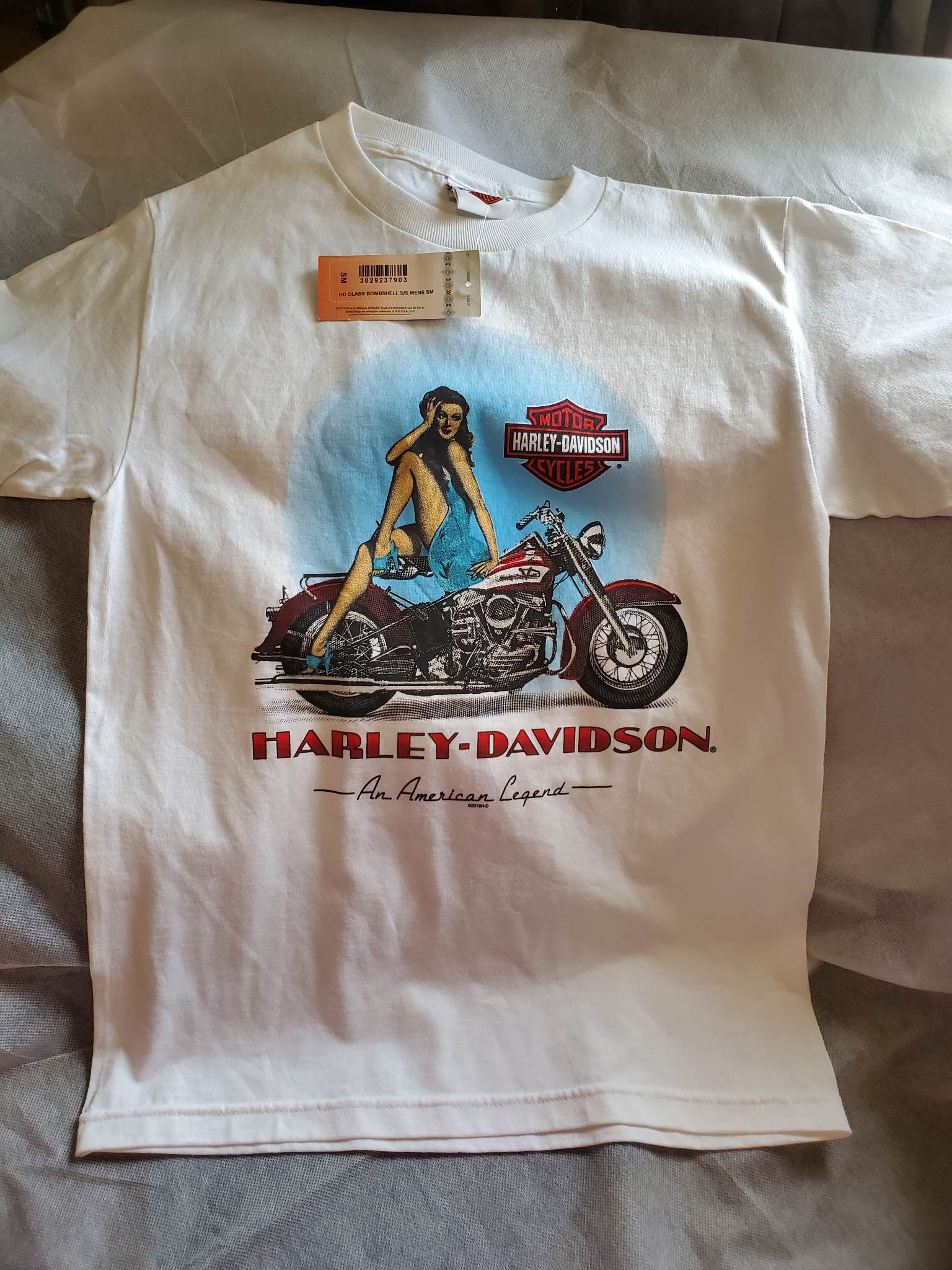 Harley Davidson T-shirt mens size small – Roy's Recycled Biker Stuff