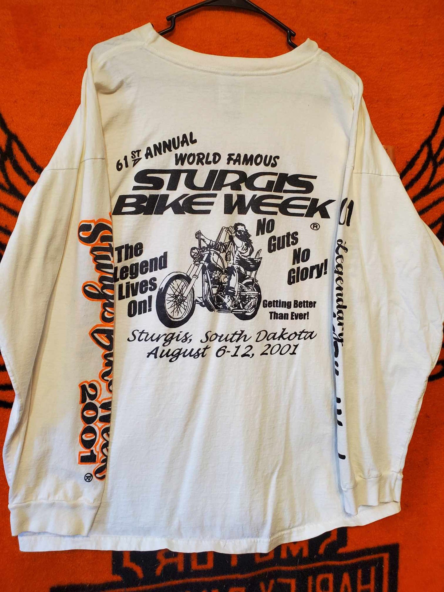 2001 Sturgis Bike Week, Men's size 2XL