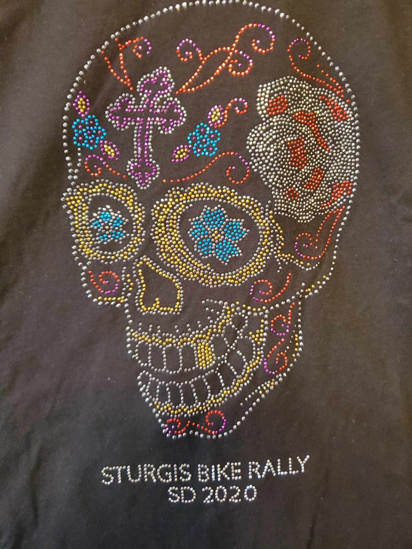 2020 Sturgis 3/4 Sleeve BLING shirt, Women's Large.