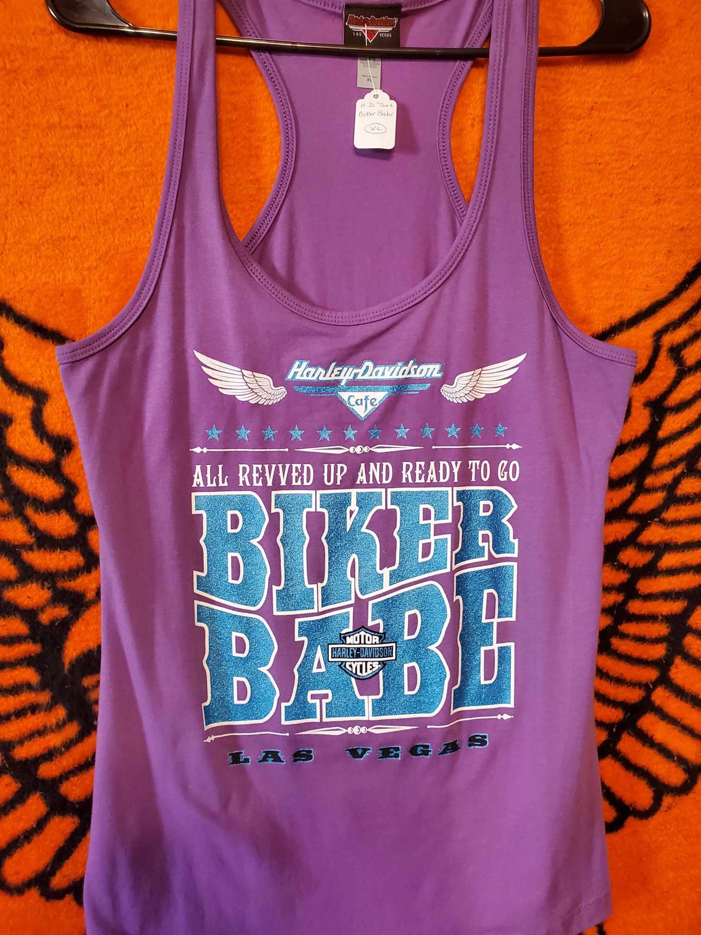 HD Biker Babe tank, size XL