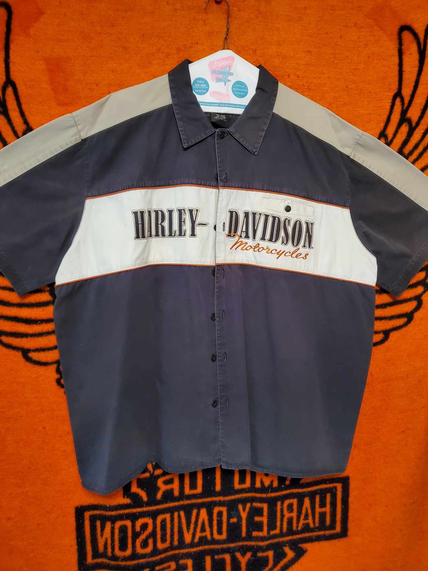 HD Mens Shop Shirt size 3XL