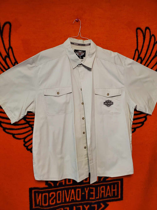 HD Mens Shop Shirt size 3XL