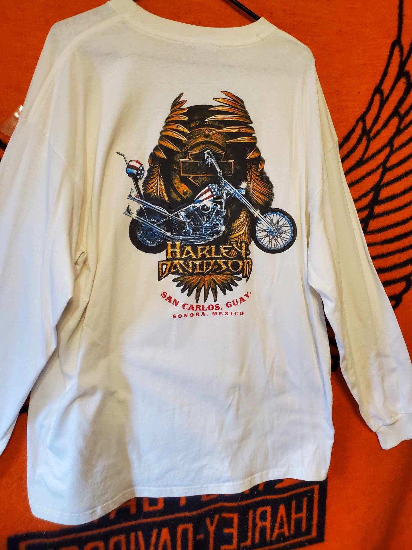 HD Mexico long sleeve shirt, Men's 2XL