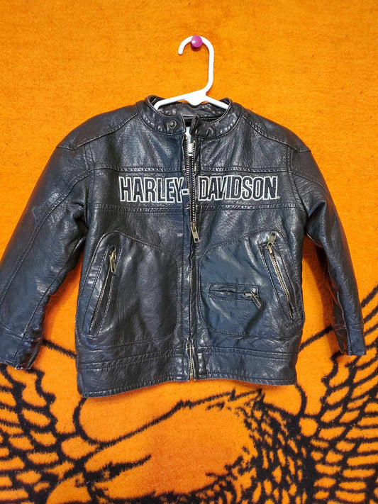 HD kids leather jacket, size 2T