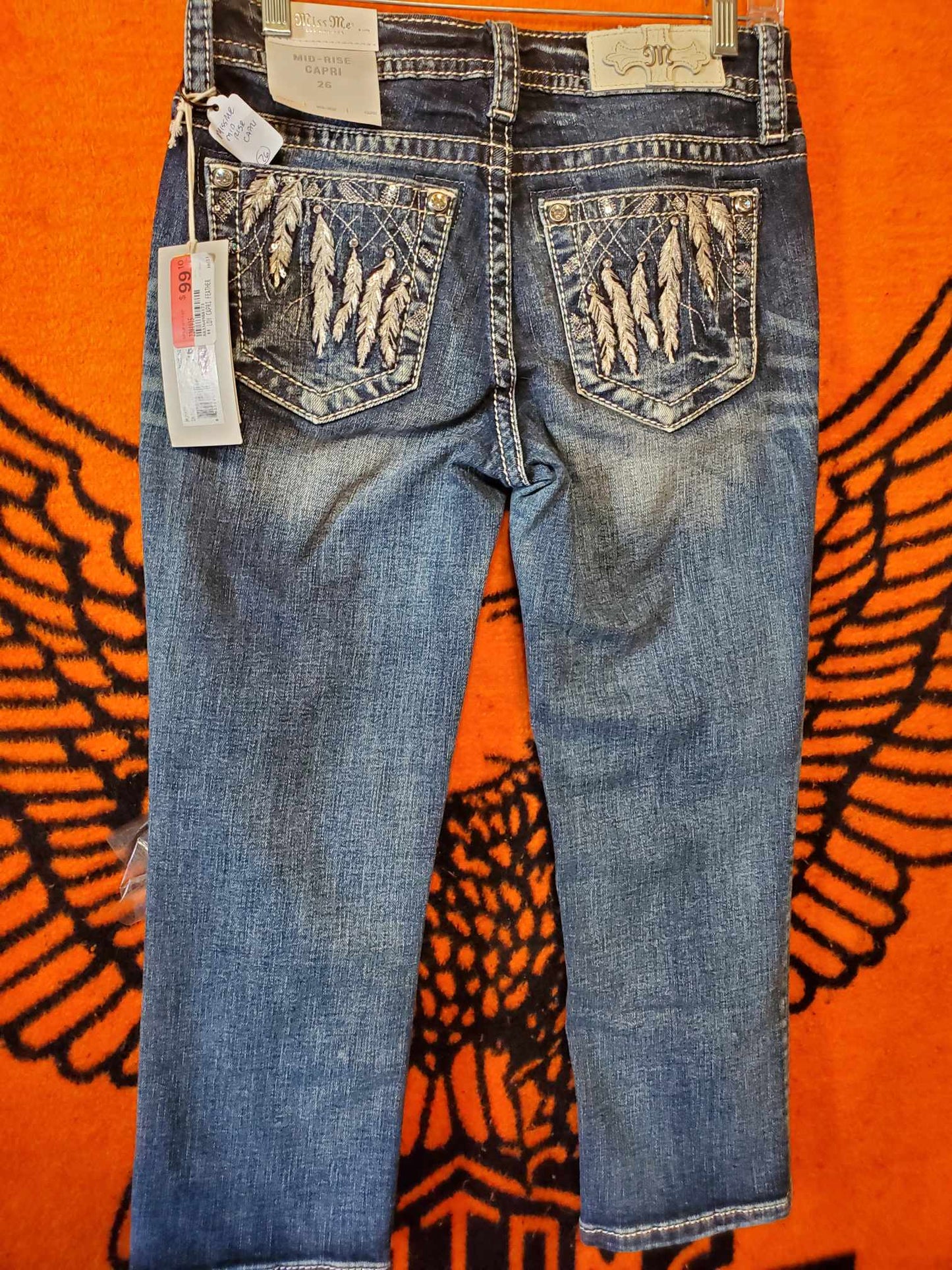 NEW with tags Miss Me Capri's size 26