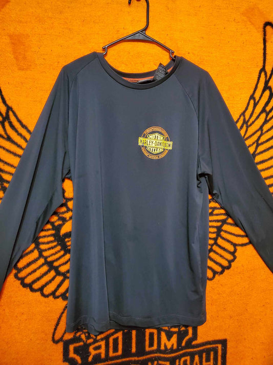 HD mens long sleeve performance shirt size XL