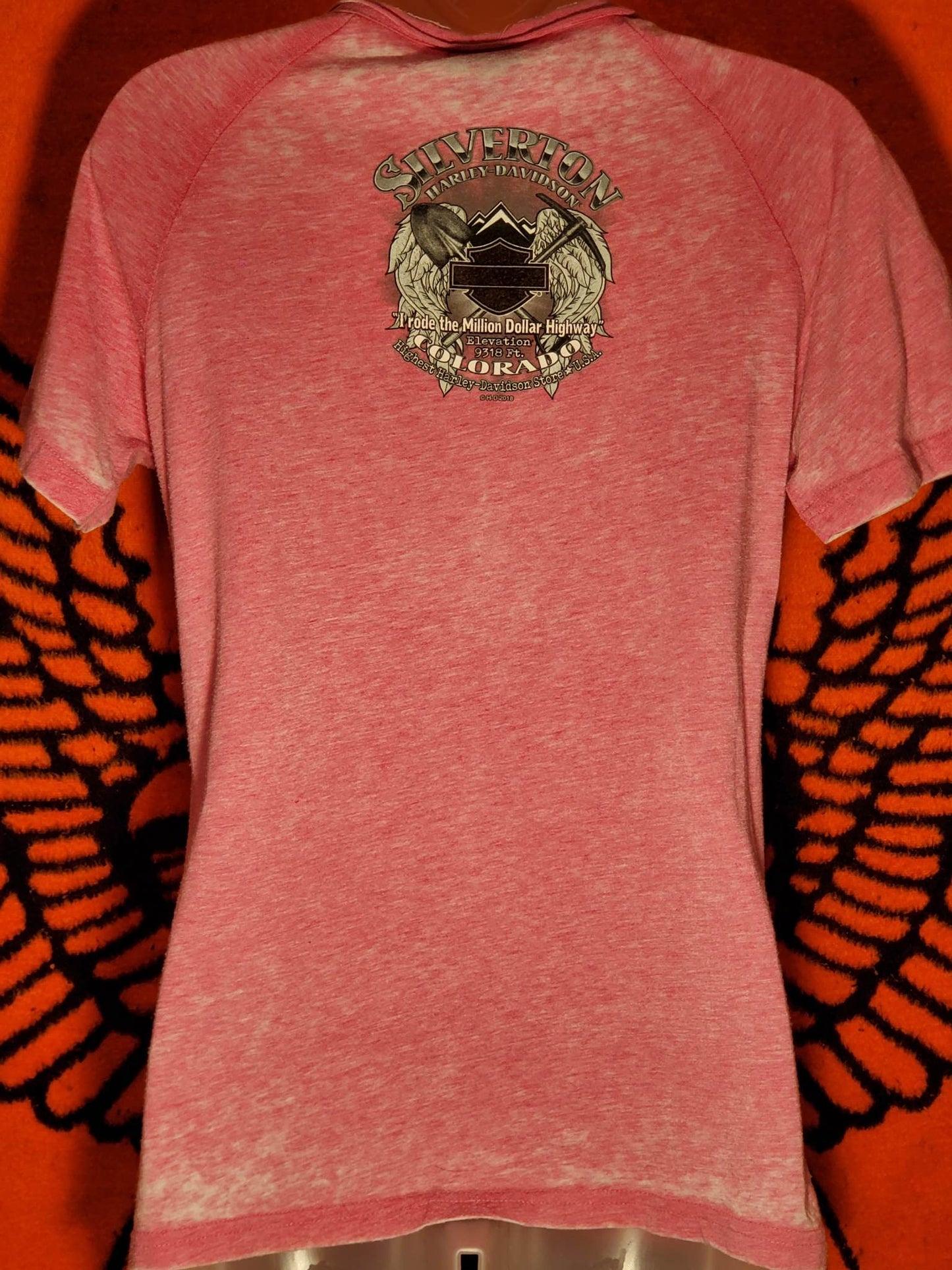 Harley Davidson short sleeve tshirt womens Size medium.