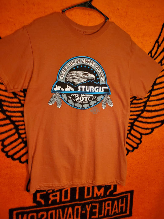 2017 Sturgis short sleeve tshirt, men's medium, NEW!