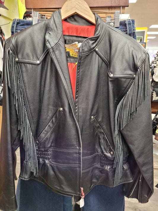 Women's Harley Davidson leather jacket Large