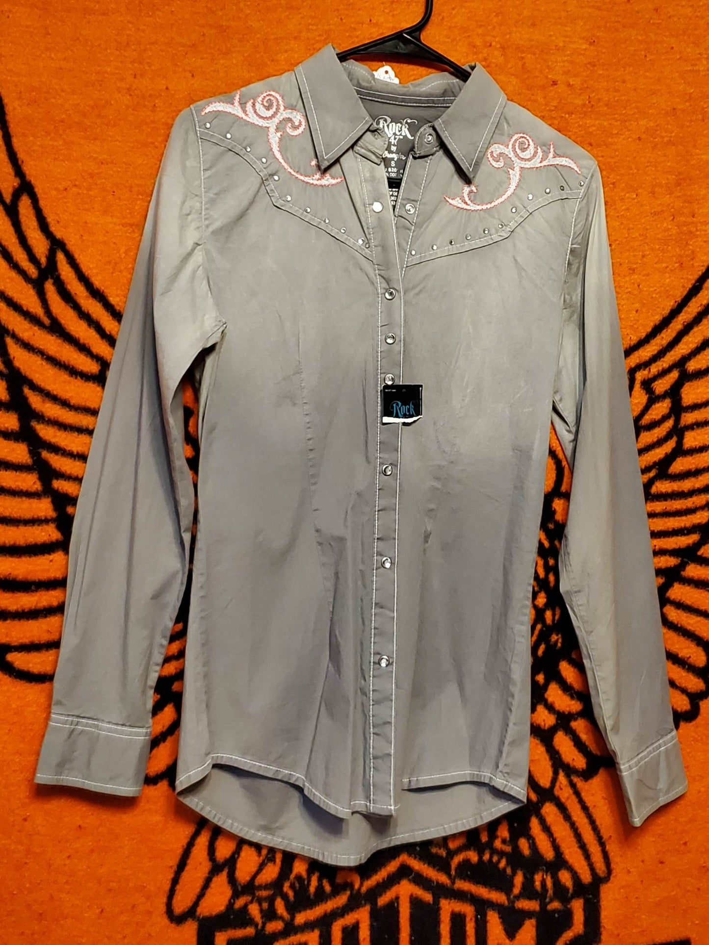 Womens Rock 47 Long Sleeve shirt size small