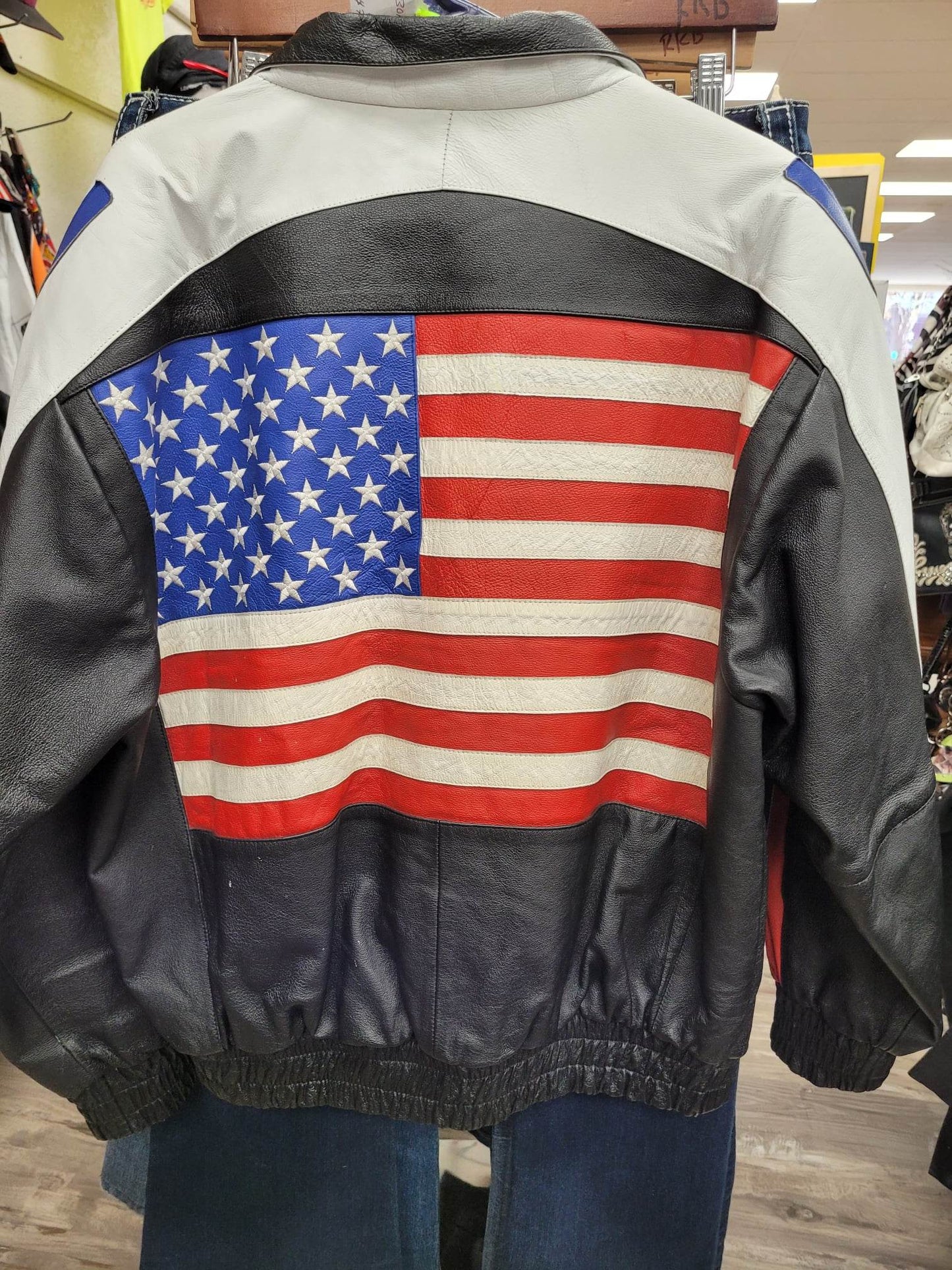 USA leather jacket